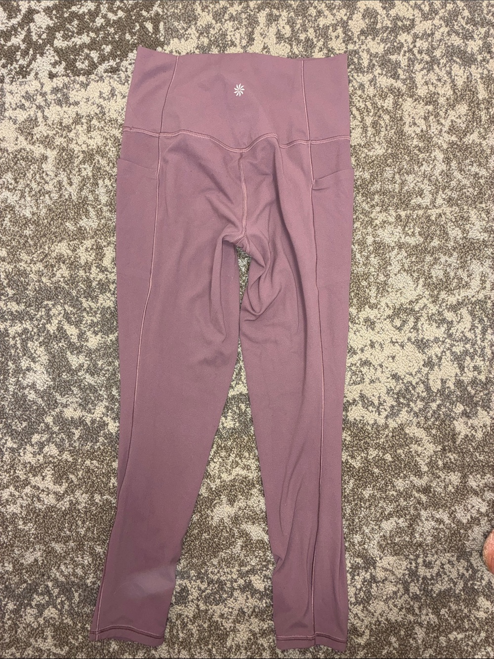Athleta Mauve/Purple High-Rise Leggings